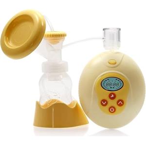 Simpletek - Tiralatte Elettrico ad estrazione Automatica a Singola Suzione per allattamento neonati con bottiglia portatile | Con Batterie Incluse | Giallo