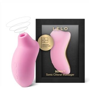 LELO SONA Succhia Clitoride Per Donna Massaggiatore Sonico Impermeabile e Ricaricabile, Pink