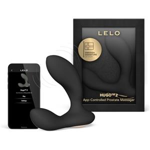 LELO HUGO 2 Massaggiatore Prostatico con App Bluetooth e 10 Modalità di Piacere, Plug Anale da Uomo (Black)