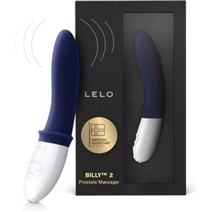 LELO BILLY 2 Massaggiatore Prostatico, Stimolatore Impermeabile per l'Uomo, Sex Toy Liscio e Ricaricabile per il Punto P, Vibratori anali, Deep Blu