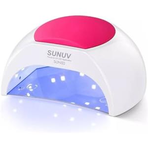DISCORAMA LAMPADA UNGHIE UV LED SUN2C PER GEL MANICURE TIMER LCD DISPLAY ASCIUGA UNGHIE
