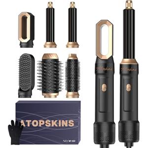 Atopskins Pro Hair Styler 6 in 1 Set di pennelli per capelli