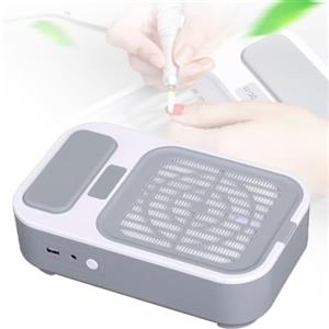 DISCORAMA ASPIRATORE POLVERE UNGHIE RICARICABILE 60W TAVOLO MANICURE ESTETISTA POGGIAMANI