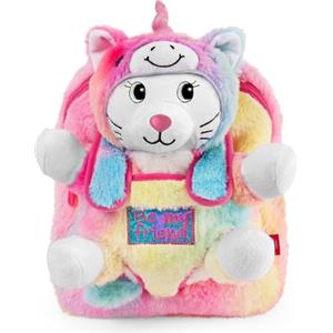 PERLETTI Zainetto Bambina con Peluche Unicorno Kawaii - Zaino Bimba Bimbo Morbido Pupazzo Estraibile - Mini Zaino Regalo Bambino 3 4 5 6 Anni Spallacci Regolabili - Dimensioni 27x21x9cm (Zainetto)