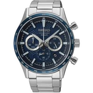 Seiko Orologio Analogico al Quarzo Uomo con Cinturino in Acciaio Inossidabile SSB445P1