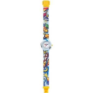 HIP HOP, Collezione Kids Fun, Orologio Bambino Rocket, con Cinturino in Silicone Intercambiabile, Pratica Chiusura, Cassa 28mm, Movimento al Quarzo, Resistente all'Acqua, Lunghezza Regolabile