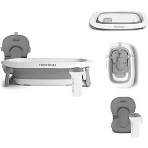 Twistshake Kit per il Bagnetto dei Bambini - Set di 3 | Vaschetta Pieghevole + Cuscino + Tazza di Bagno | Leggero-Portatile-Facile da Pulire | Design Ergonomico | Senza BPA/BPS