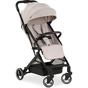hauck Passeggino Da Viaggio Travel N Care Per Bambini Dalla Nascita a 22kg - Buggy Reclinabile, Ultraleggero 6,9kg - Si Piega Con Una Mano, UPF50+, Ruote EVA, Cesto Fino a 3kg - Beige