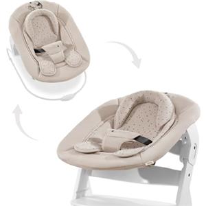 hauck Alpha Bouncer 2in1, Disney Winnie the Pooh - Sdraietta Neonato con Base Dondolo Compatibile con Seggioloni Pappa Alpha+ e Beta+ da 0 Mesi fino a 9 kg con Cintura a 3 Punti e Riduttore di Seduta