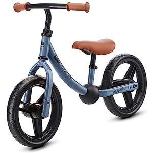 kk Kinderkraft 2WAY NEXT Bicicletta bambini 2-5 anni, Bici senza pedali, 12 polici ruote, Design sportivo, Regolazione della sella, Bloccasterzo, Montaggio facile, Struttura leggera, Blu