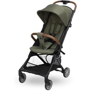 Bebeconfort Zephir, Passeggino Pieghevole da Viaggio, 0-4 Anni, fino a 22 kg, Passeggino Leggero (5,6 kg), Viaggio Aereo, Chiusura Compatta, Seduta Reclinabile, Cestello Portaoggetti, Mineral Green