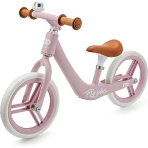 kk Kinderkraft Kinderkraft FLY PLUS 2 Bicicletta bambini, Leggero Bici Senza Pedali, Stile Retro, Magnesium, Design retro, fino 2 Anni, Struttura leggera, 2.8kg, Sellino regolabile, Rosa