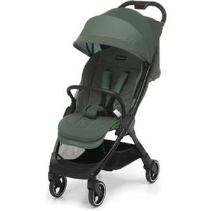 Foppapedretti Passeggino Leggero Ciao, per bambini 0-22 Kg (0-4 anni), Chiusura ad 1 mano, Self-Standing, Schienabile Regolabile, Ruote Ammortizzate, Porta Oggetti, Telaio in Alluminio, Forest