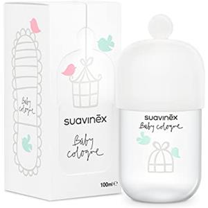 Suavinex, Baby Cologne, Colonia Baby Classica, Colonia Baby a Basso Contenuto di Alcol, Non Macchia i Vestiti, Aroma Fresco e Delicato, Acqua Profumata Bambini, con Spray, 100 ml