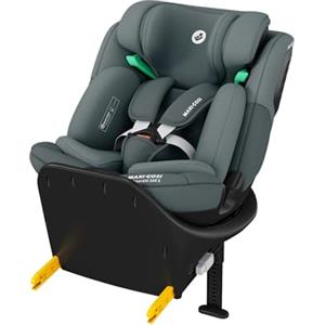 Maxi-Cosi Emerald 360 S i-Size, Seggiolino auto 0-36 kg isofix girevole 360°, 0-12 anni (40-150 cm), Seggiolino auto reclinabile 4 posizioni, Protezione dagli impatti laterali G-CELL, Tonal Graphite