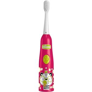 Chicco Spazzolino Elettrico a Batteria per Bambini, con Setole Morbide, Adatto ai Bambini dai 3 Anni in Su, Testa Vibrante Morbida, Azione Delicata Sullo Smalto e Sulle Gengive Sensibili, 3 Anni+