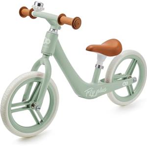 kk Kinderkraft Kinderkraft FLY PLUS 2 Bicicletta bambini, Leggero Bici Senza Pedali, Stile Retro, Magnesium, Design retro, fino 2 Anni, Struttura leggera, 2.8kg, Sellino regolabile, Verde