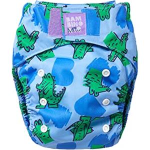 Bambino Mio, Rivoluzionario Pannolino di Stoffa Riutilizzabile - COCCODRILLO - Eco pannolino sostenibile, lavabile e senza sostanze chimiche dal neonato al bambino.