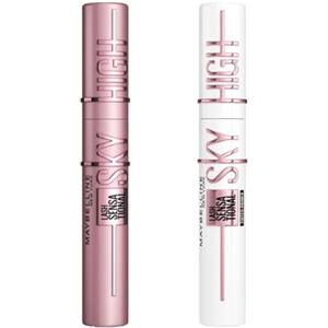 Maybelline New York Ciglia Sensazionali Sky High, Kit con Primer e Mascara, Per Ciglia Morbide, Voluminose e Moltiplicate