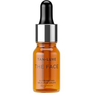 TAN-LUXE - Gocce autoabbronzanti The Face, colore Medium (10 ml), aggiungi le gocce abbronzanti alla skincare per un'abbronzatura del viso perfetta, cruelty free e vegan