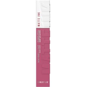 Maybelline New York Tinta Labbra a Lunga Durata, Effetto Matte e Colore Intenso, Tenuta fino a 16 Ore, No Transfer e Senza Sbavature, SuperStay Matte Ink, Tonalità: Successful (165), 5 ml