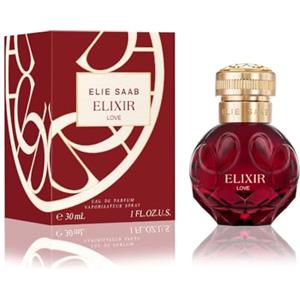 Elie Saab - Elixir Love Eau de Parfum 30 ml - Profumo Donna - Fragranza Chypre Fiorito Fruttato - Note Floreali e Fruttate - Flacone Gioiello in Vetro Rosso