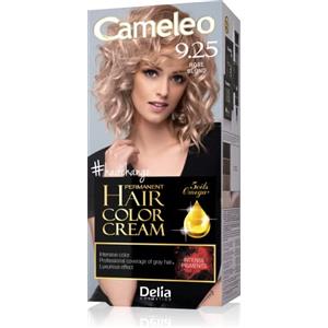 Delia Cosmetics Cameleo - Omega Plus - Tinta per Capelli - Biondo Rosato - Colore Profondo, Duraturo - Colorazione Permanente - Protezione per i Capelli - Kit Completo per la Colorazione - 50ml