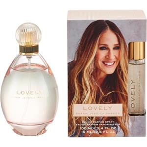 Sarah Jessica Parker Set regalo profumo Lovely di Sarah Jessica Parker (include Eau de Parfum da 100 ml per donna e spray da borsetta da 15 ml), set regalo profumo per donna - Fragranza originale SJP