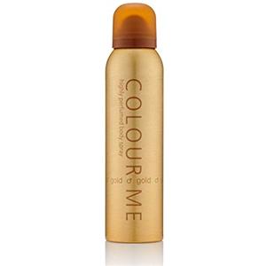 COLOUR ME Gold Homme 150 ml Spray corpo Profumo da uomo, Fragranza di lusso - Dopobarba da uomo, Persistente Fragranza di Milton-Lloyd, 150ml
