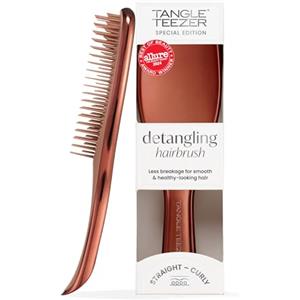 Tangle Teezer Ultimate Detangler Hairbrush - Spazzola cromata per capelli bagnati e asciutti - Doppie setole - Sciogli nodi per tutti i tipi di capelli - Cioccolato con finitura in bronzo.
