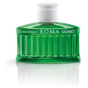 Laura Biagiotti - Roma Uomo Green Swing Eau de Toilette 125 ml - Profumo Uomo - Fragranza Floreale e Legnosa - Note Fresche ed Energizzanti - Iconico Flacone Verde Ispirato al Pantheon Romano