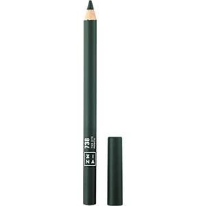 3INA MAKEUP - The Eye Pencil 738 - Verde scuro - Formula a lunga durata - Altamente pigmentata Texture cremosa - Matita occhi con miscelatore - Facile sfumare - Finitura opaca - Vegan - Cruelty Free