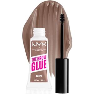 NYX Professional Makeup Gel Sopracciglia Brow Glue, Istantaneo, Per un Look Laminato, The Brow Glue, Taupe