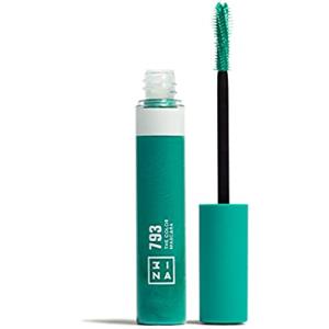 3INA MAKEUP - The Color Mascara 793 Turchese - Colorato Con Cheratina Vegetale per Ciglia - Volumizzante per Occhi Sensibili - Vegan - Cruelty Free