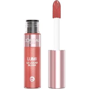 L'Oreal Paris L'Oréal Paris Blush Liquido Luminoso, Per Guance più Piene e Colorito Radioso, Effetto Glow e Finish Luminoso, Con Pigmenti Intensi, Lumi Le Blush, Tonalità: Gold Pink, 9 ml