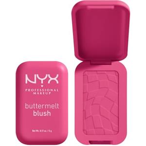 NYX Professional Makeup Buttermelt Blush Tono Butta con Me, Blush cremoso in polvere, burro di karitè, mango e mandorle, dura fino a 12 ore, formula vegana