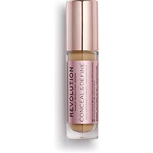 Revolution Beauty London Revolution Conceal & Define Concealer, Correttore per Makeup Viso Leggero, Copertura Totale a Lunga Durata, C12, 4g