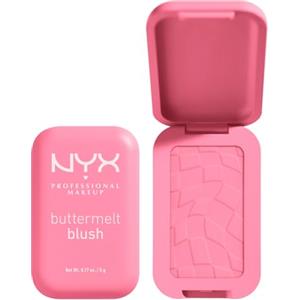 NYX Professional Makeup Blush in Polvere, Per un Look Fresco e Colorato, Arricchito con Burro di Mango, Mandorle e Karitè, Sfumabile, Buttermelt, Tonalità: Butta Together, 5 g