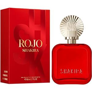 Shakira Perfumes - ROJO by Shakira Eau de Parfum da donna - Lunga durata - Profumo potente, sensuale e affascinante - Note floreali, speziate e ambrate - Ideale da indossare di giorno - 50 ml