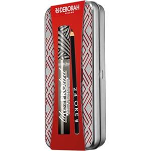 Deborah Milano - Set Make Up Occhi N. 06, Include Mascara Like a PRO Tint e Matita 24 Ore 251 Black, Astuccio Resistente in Latta, Idea Regalo Donna