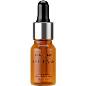 TAN-LUXE - Gocce autoabbronzanti The Face, colore Dark (10 ml), aggiungi le gocce abbronzanti alla skincare per un'abbronzatura del viso perfetta, cruelty free e vegan