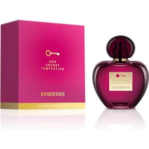 Banderas Her Secret Temptation, Eau de Toilette Spray per Donne, Fragranza Dolce Orientale, 50 ml