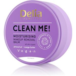 Delia Cosmetics - Clean Me - Struccante per viso e occhi - Tutti i tipi di pelle - Pulisce, rimuove il trucco, idrata - Cosmetico veganoi - 40g