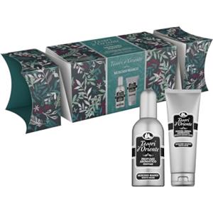 Tesori d'Oriente, Muschio Bianco Set Doccia Formato Viaggio, con Doccia Crema (75 ml) e Profumo (100 ml), Fragranze con Note Ambrate e Armoniose che Durano a Lungo, Confezione Regalo