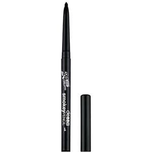 deBBY, smokeyPENCIL Waterproof, Matita Occhi Retraibile Resistente all'Acqua, Lunga Durata 24 Ore, Punta Sottile per un Eyeliner Preciso, Texture Cremosa, Colore 01 Nero