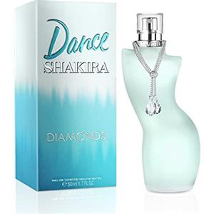 Shakira Perfumes - Dance Diamonds di Shakira, Eau de Toilette da Donna, Fragranza Floreale, Fruttata e Ambrata con Bergamotto, Lampone e Violetta - 50 ml