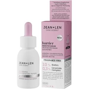 Jean & Len Barrier Booster Serum, ideale per tutti i tipi di pelle, supporta il microbioma della pelle, riduce visibilmente rossori e irritazioni cutanee, siero per il viso senza profumo, vegan, 30 ml