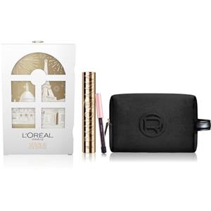 L'Oreal Paris L'Oréal Paris Natale Pochette Regalo Make Up con Mascara Panorama Volumizzante e Mini-Matita Occhi Paradise Le Khol, Per i Tuoi Look Festivi, Con Elegante Pochette Nera in Velluto