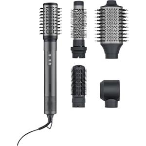 SEVERIN Multi-Styler 5-in-1, Asciugacapelli con Motore BLDC, tecnologia ionica, cinque accessori multifunzionali, particolarmente leggera e compatta, 1.500 W, color antracite, modello WL 0684