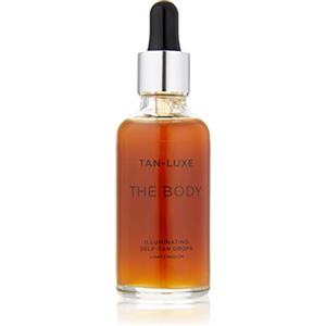 TAN-LUXE THE BODY Gocce autoabbronzanti, medie (50 ml) Aggiungi gocce abbronzanti alla cura della pelle per un'abbronzatura del corpo personalizzata, cruelty free e vegana